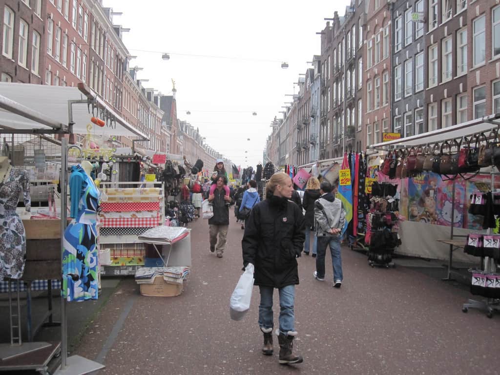 solo travel to amsterdam albert-cuyp-market
